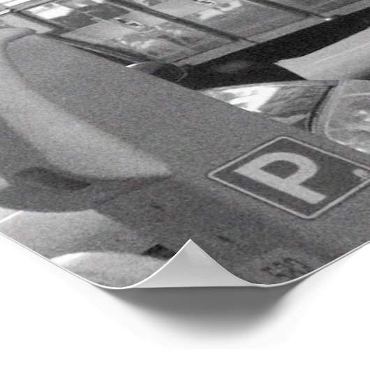 消防車 ポスター (角)