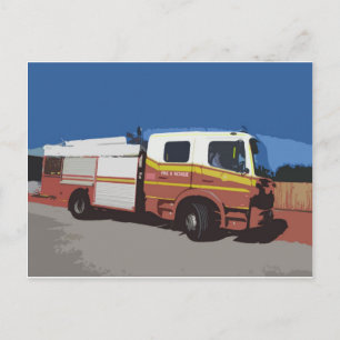 消防車 ポストカード