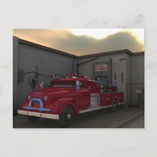 消防車 ポストカード