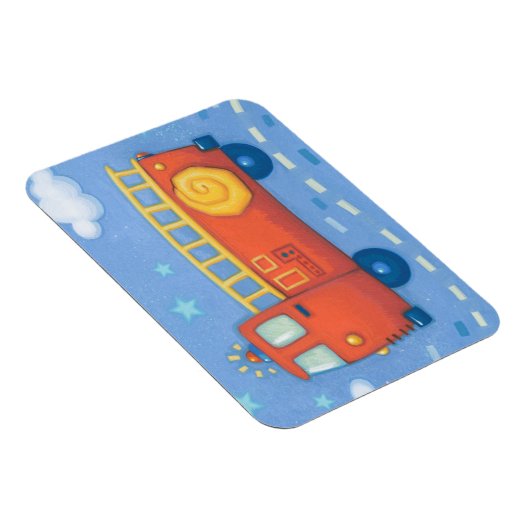 消防車 マグネット (右側)