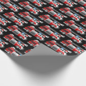 消防車 ラッピングペーパー (角)