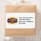 消防車 ラベル (インサイチュ)