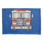 消防車 枕カバー (正面)