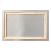 消防車、消防車、キッズルームデコール、赤 メタルプリント (裏面)