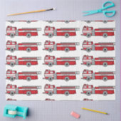 消防車 薄葉紙 (クラフト)