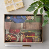 消防車-電動ポンプトラック1907 薄葉紙 (ギフト)