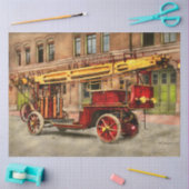 消防車 – 電気はしご車1907 薄葉紙 (クラフト)