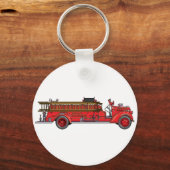 消防車_01 キーホルダー (正面)