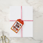 消防車 | Fire fighter Birthday Party ギフトタグ (より糸付き)