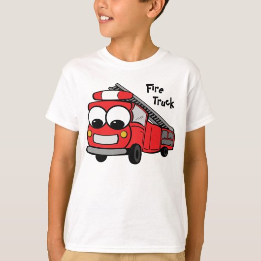消防車 Tシャツ (正面)