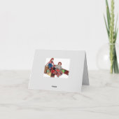 消防車Raggedy Ann Andy男の子のための シーズンカード (裏面)