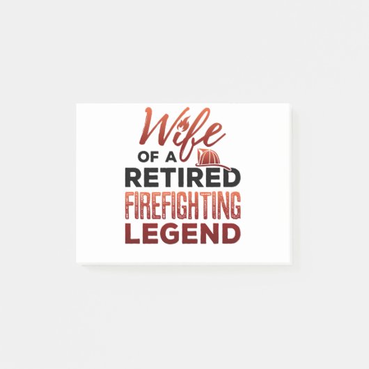 消防退職した伝説の妻 ポストイット (正面)