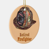 消防退職した士 セラミックオーナメント (右)