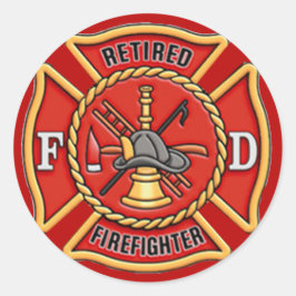 消防退職した士 ラウンドシール