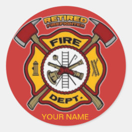 消防退職した士 ラウンドシール