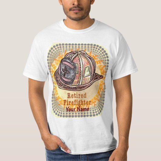 消防退職した士Tシャツ Tシャツ (正面)