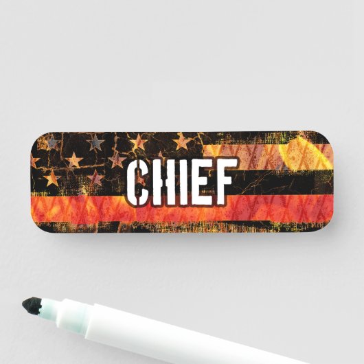 消防長旗 名札 (インサイチュ)