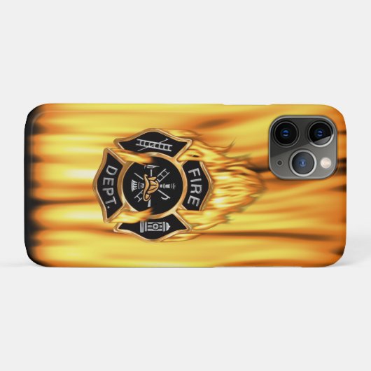 消防隊の炎 Case-Mate iPhoneケース (裏面(横))