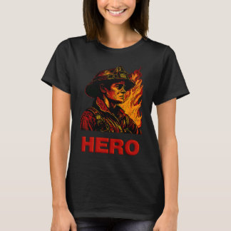 消防隊の英雄 Tシャツ