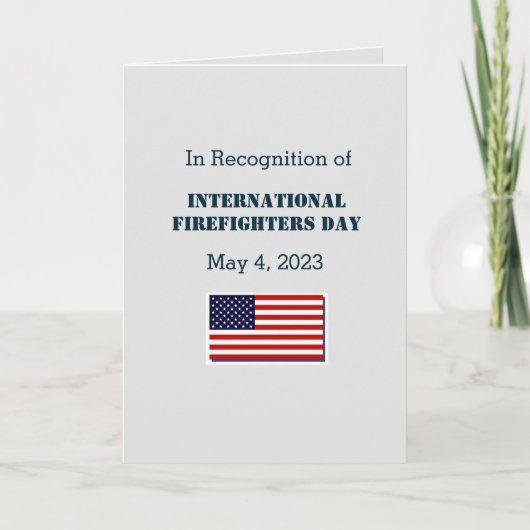 消防隊デー2023サンキューカード カード (正面)