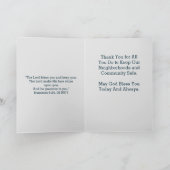 消防隊デー2023サンキューカード カード (内部)