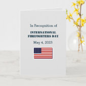 消防隊デー2023サンキューカード カード (黄色い花)