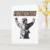 消防隊誇りを持った隊 カード (黄色い花)