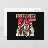 消防隊誇りを持った隊 ポストカード (正面/裏面)
