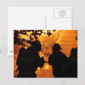 消防隊 ポストカード (正面/裏面)