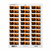 消防隊 ラベル (フルシート)