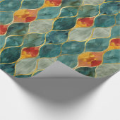 消音したボーブルクリスマス ラッピングペーパー (角)