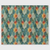 消音したボーブルクリスマス ラッピングペーパー (フラット)