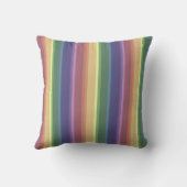 消音したレインボーストライプー クッション (裏面)