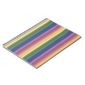 消音したレインボーストライプー ノートブック (左側)