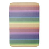 消音したレインボーストライプー バスマット (正面縦)