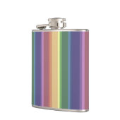 消音したレインボーストライプー フラスク (左)