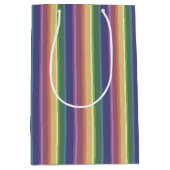 消音したレインボーストライプー ミディアムペーパーバッグ (正面)