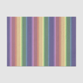消音したレインボーストライプー 薄葉紙