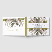 消音した植物株結婚のゲストブック ゲストブック (全面)