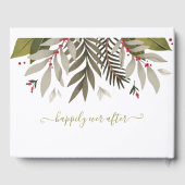 消音した植物株結婚のゲストブック ゲストブック (裏面)