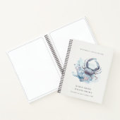 消音した水中のカニ航海のの結婚珊瑚 ノートブック (内部)