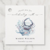 消音した水中のカニ航海のの結婚珊瑚 フェイバータグ (正面)