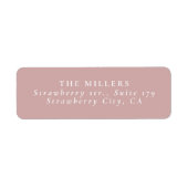 消音した無地のピカスタムンク ラベル (正面)