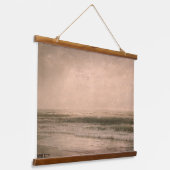 消音した絵画海景 吊り下げ型タペストリー (傾斜あり)