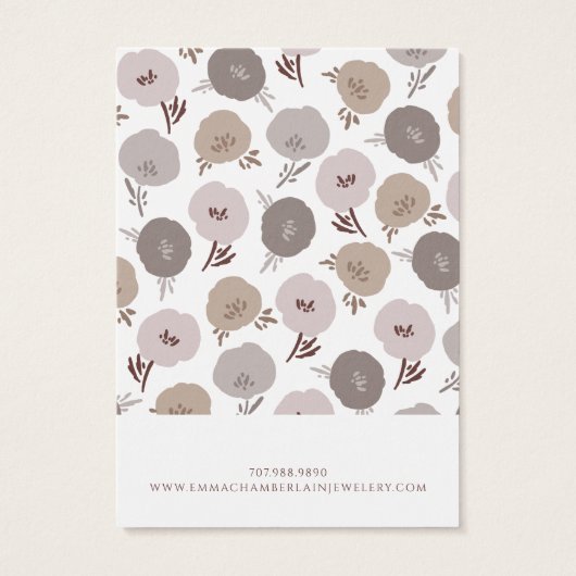 消音した花のパターン (裏面)