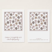 消音した花のパターン (正面&裏面)