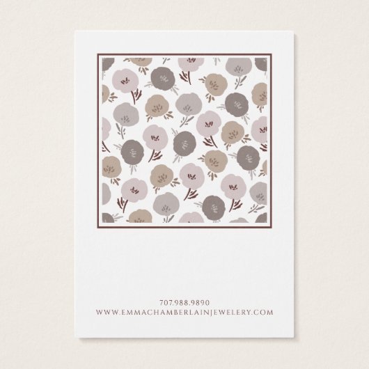 消音した花のパターン (裏面)