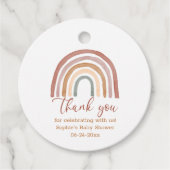 消音トーンBoho Rainbowありがとう フェイバータグ (正面)