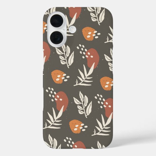 消音ボタニカ自然モダン離れ-製品 Case-Mate iPhoneケース (裏面)