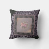 消音ラベンダーバラグランジスタイルフローラトートバッグ クッション (裏面)